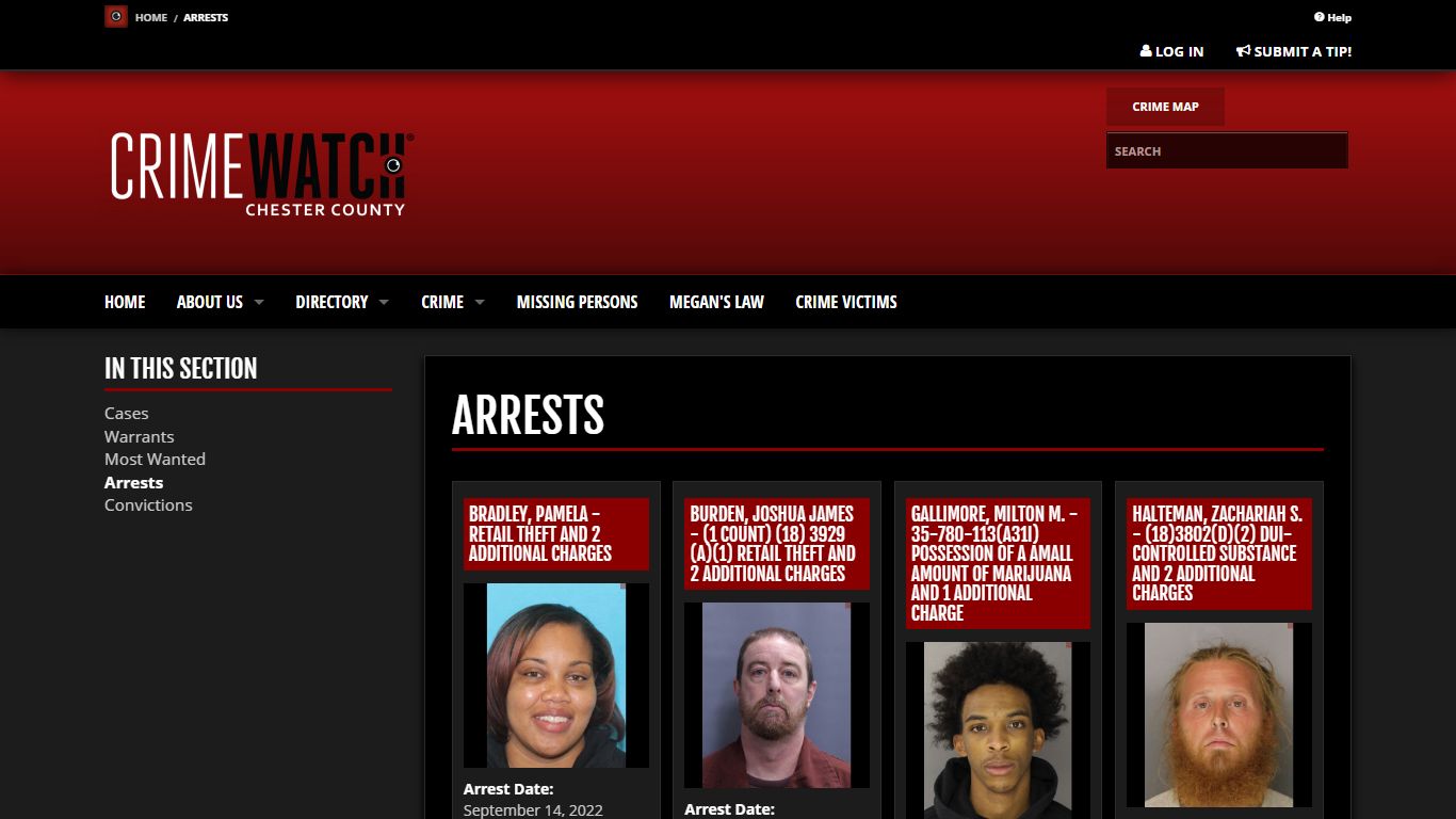 Arrests | CRIMEWATCH